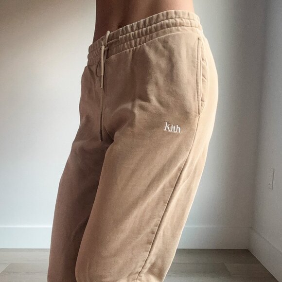 Kith Women 2019 2 Piece Sweatsuit Tan Size Small - Picture 6 of 8
